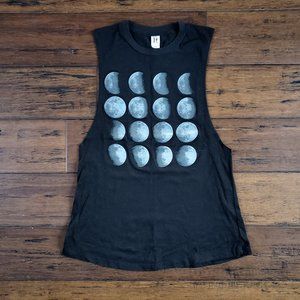 Moon Phase Muscle Tank Top